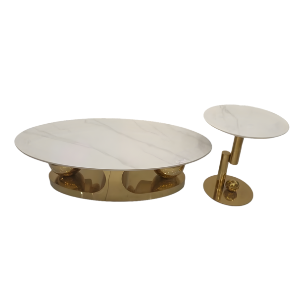 2 in 1 combo of Golden center table