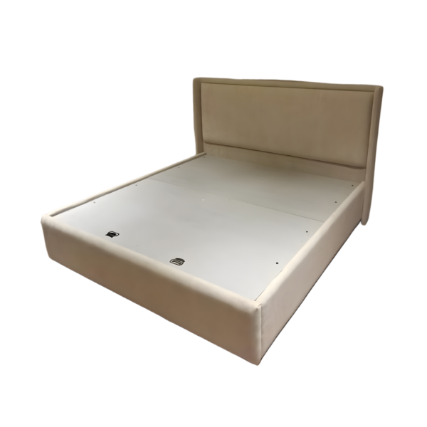 Light Grey King size bed with storage