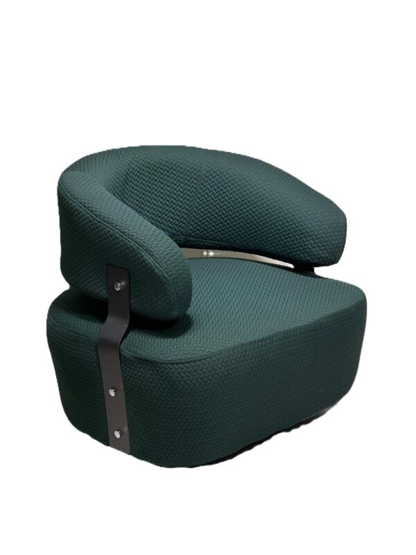 Teal bule Rotating chair